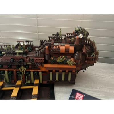 Mould King 13138 Pirates Ship Model Building Blocks Kit Dutchman NEW - Thumbnail 4