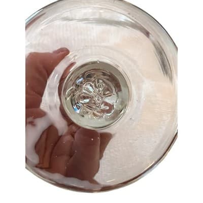 Vintage Lenox Crystal Gallery Line White Opalescent Vase - Thumbnail 5