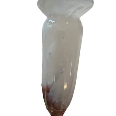 Vintage Lenox Crystal Gallery Line White Opalescent Vase - Thumbnail 6