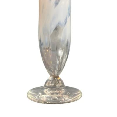 Vintage Lenox Crystal Gallery Line White Opalescent Vase - Thumbnail 15