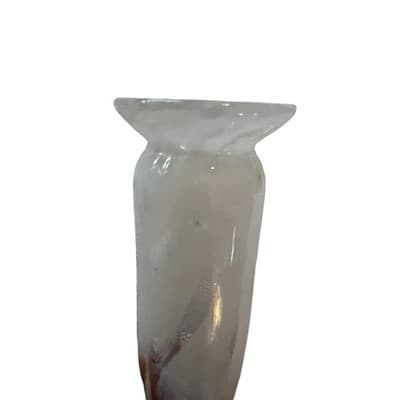 Vintage Lenox Crystal Gallery Line White Opalescent Vase - Thumbnail 3