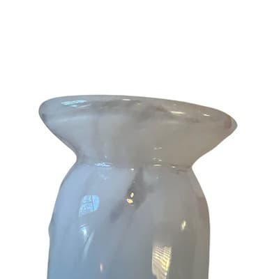 Vintage Lenox Crystal Gallery Line White Opalescent Vase - Thumbnail 9