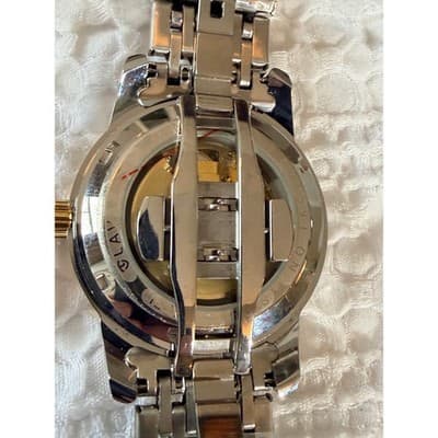 Lavaredo Automatic Skeleton Watch Diamond Dial Two Tone Stainless Steel Luxury - Thumbnail 20