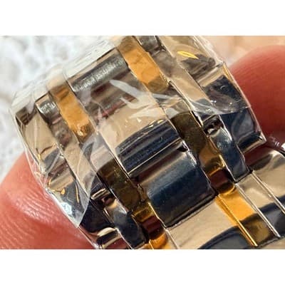 Lavaredo Automatic Skeleton Watch Diamond Dial Two Tone Stainless Steel Luxury - Thumbnail 15