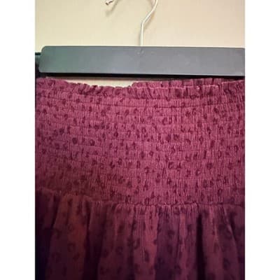 Hippie Rose Women's Mini Skirt Medium Wide Elastic Scrunch Waistband - Thumbnail 8