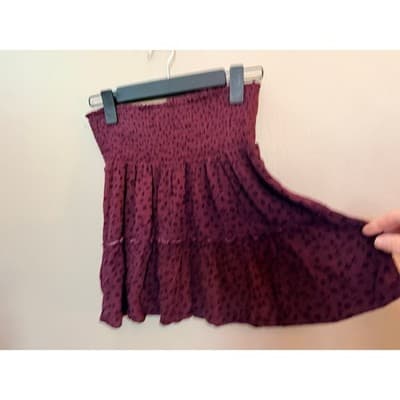 Hippie Rose Women's Mini Skirt Medium Wide Elastic Scrunch Waistband - Thumbnail 4