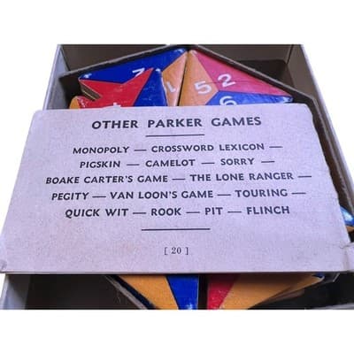 Vintage CONTACK Board Game 1939 Original Box Complete All Pieces Instructions - Thumbnail 6