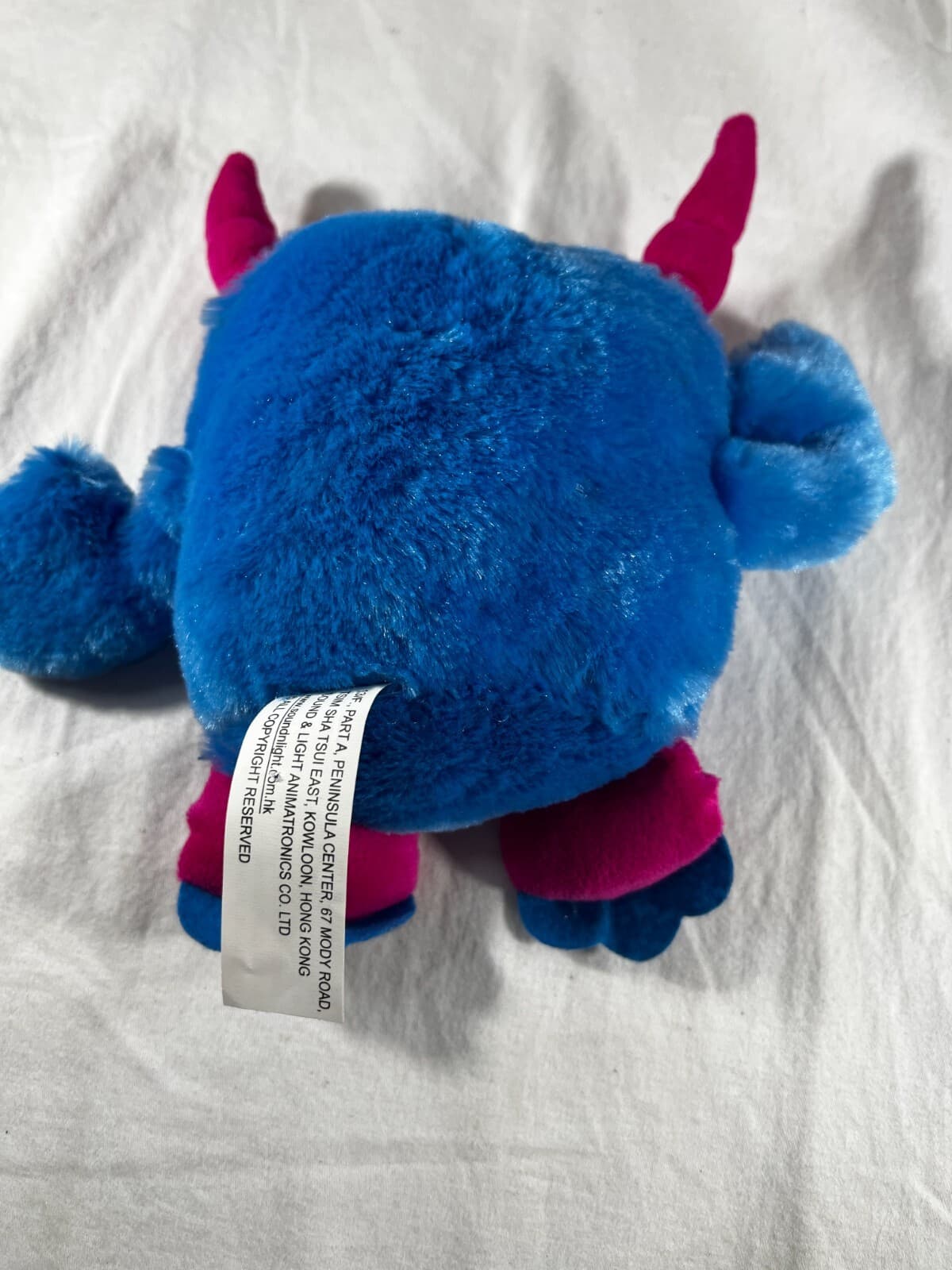 Sound N Light Animatronics Cyclops Monster Stuffed Toys Sings I Feel Good Works - Thumbnail 2
