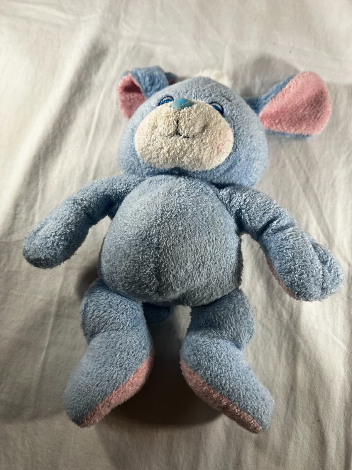 Vintage 2002 Playmates Toys WG Pets Blue Bunny Plush Animal Stuffed Toys Nice - Thumbnail 8