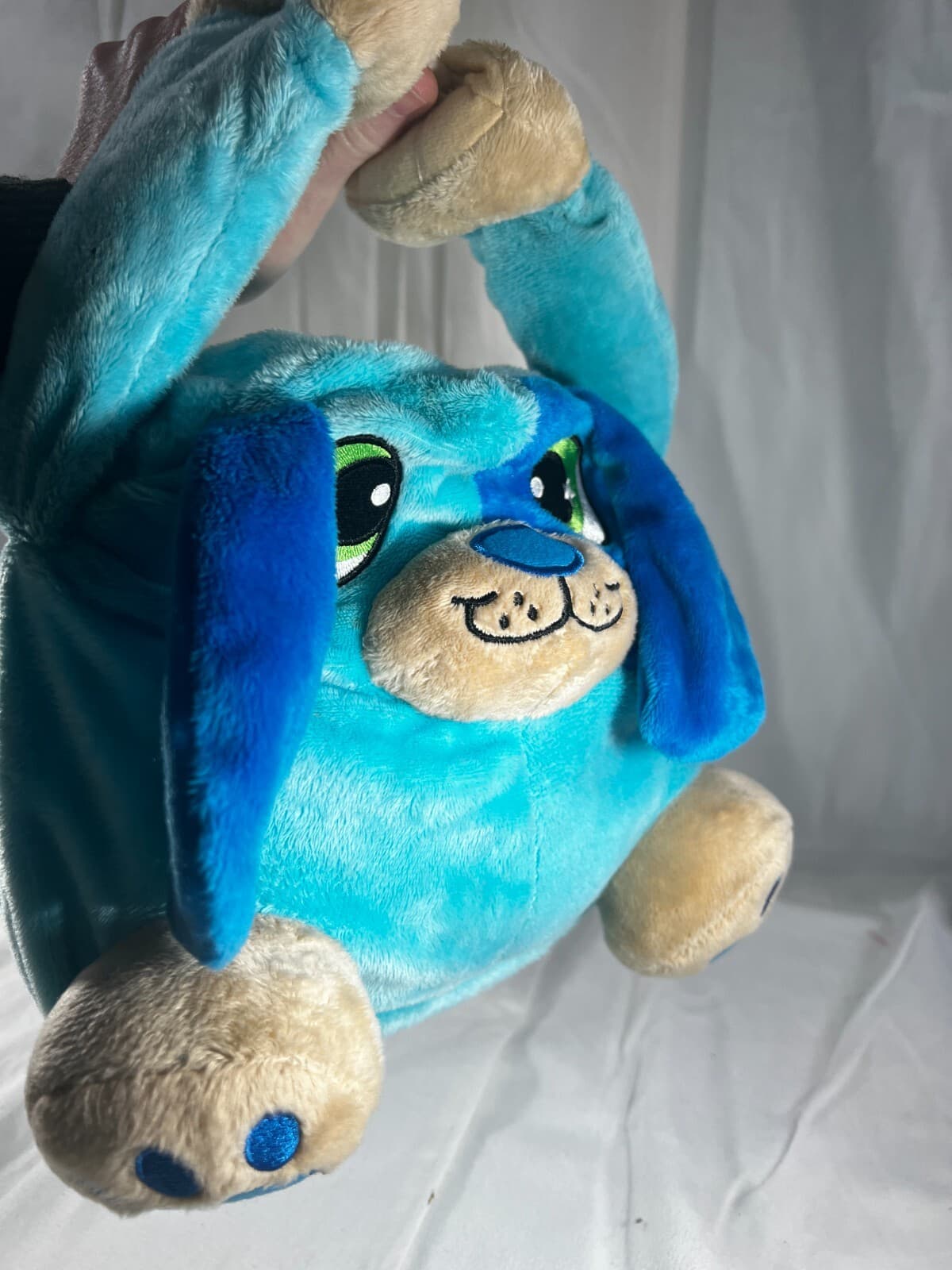 Lunch Pets Puppy Dog Blue Insulated Kids Lunch Bag Plush Animal Combo WCT Nice - Thumbnail 4