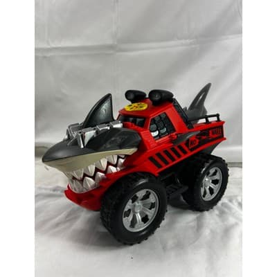 Jawsome Adventure Force Jammer Red Shark Truck Lights Sounds Works Action Car - Thumbnail 3