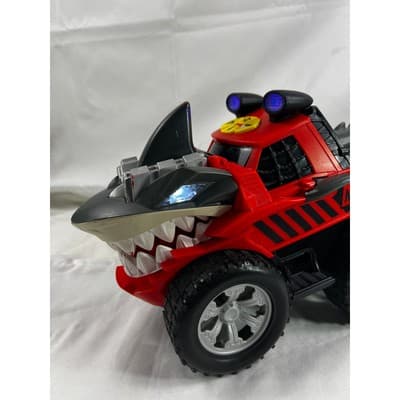 Jawsome Adventure Force Jammer Red Shark Truck Lights Sounds Works Action Car - Thumbnail 12