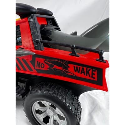 Jawsome Adventure Force Jammer Red Shark Truck Lights Sounds Works Action Car - Thumbnail 16