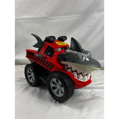Jawsome Adventure Force Jammer Red Shark Truck Lights Sounds Works Action Car - Thumbnail 8