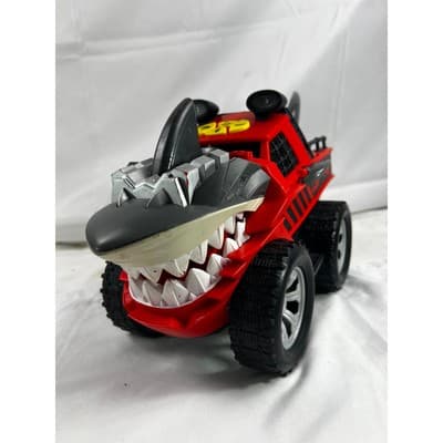 Jawsome Adventure Force Jammer Red Shark Truck Lights Sounds Works Action Car - Thumbnail 10