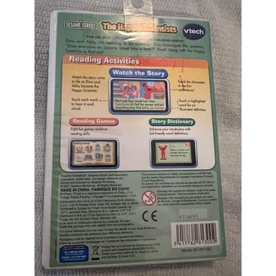VTech VReader Sesame Street Happy Scientist EUC - Thumbnail 2