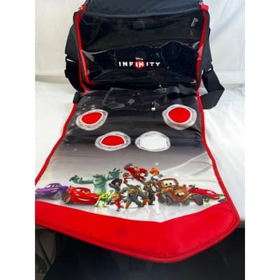 Disney Infinity Game Figure Carrying Case Messenger Bag Pixar Cars Monsters Inc. - Thumbnail 6