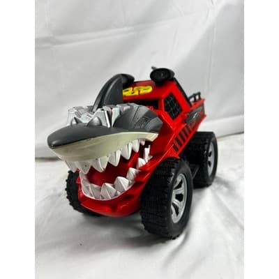 Jawsome Adventure Force Jammer Red Shark Truck Lights Sounds Works Action Car - Thumbnail 9