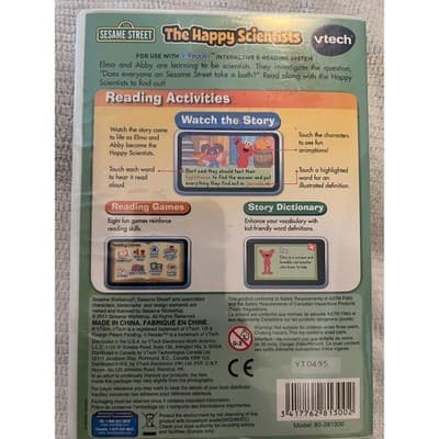 NEW VTech VReader Sesame Street Happy Scientist - Thumbnail 4
