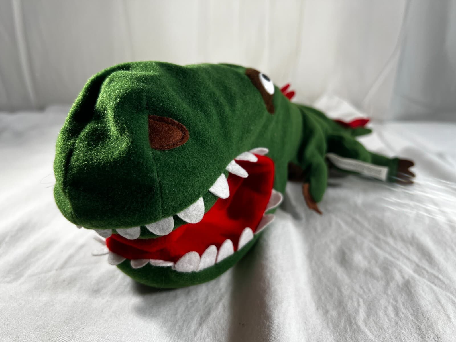 Vintage Tiger Electronics Takara Dinosaur Dino Snapper Plush Stuffed Toy 2000 - Thumbnail 2
