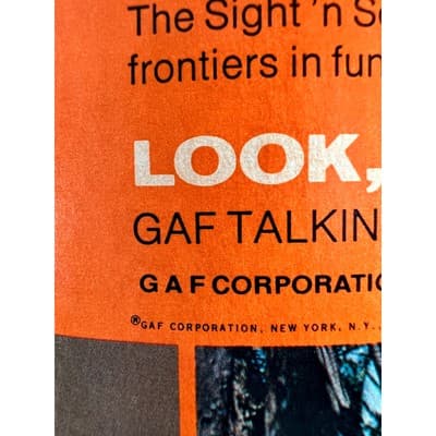 Vintage Gaf Talking View-Master Gift Pak II - Storage Canister Only View Master - Thumbnail 14