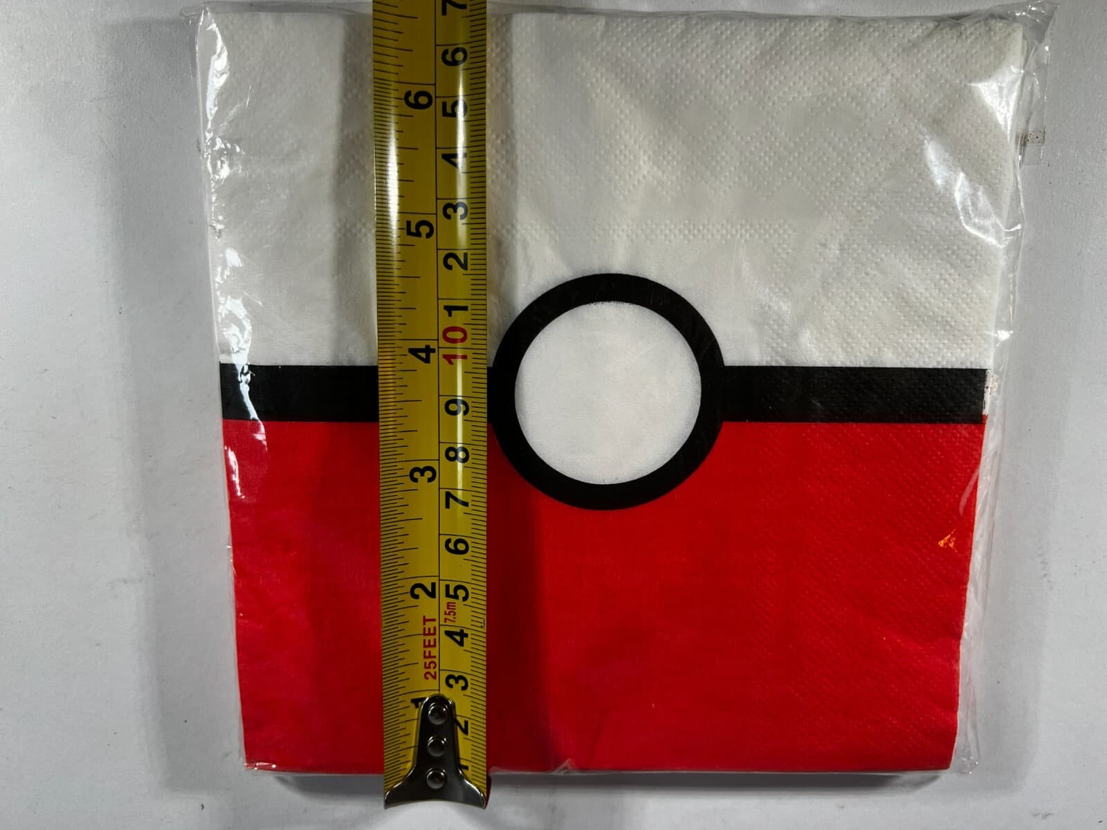NEW Pokémon Pokeball Birthday Party Supplies Napkins 20 Count 7” square - Thumbnail 3