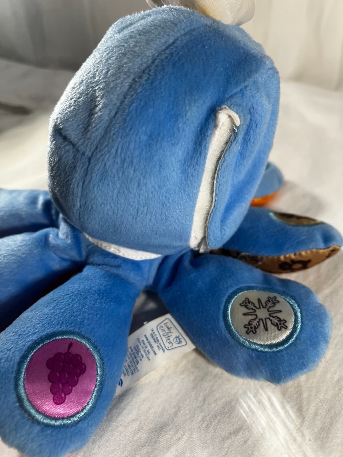 Octopus Baby Einstein Multilanguage Develop Plush Toy English Spanish French - Thumbnail 11