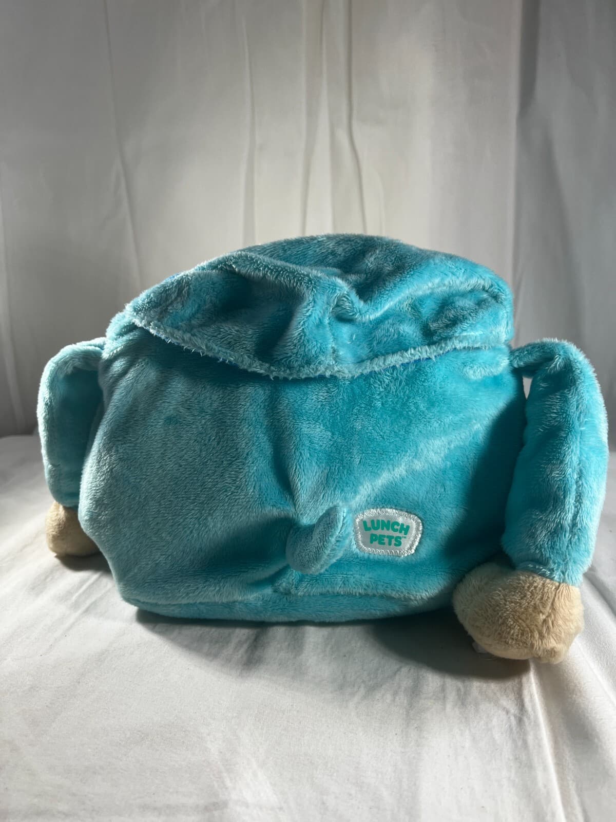Lunch Pets Puppy Dog Blue Insulated Kids Lunch Bag Plush Animal Combo WCT Nice - Thumbnail 2