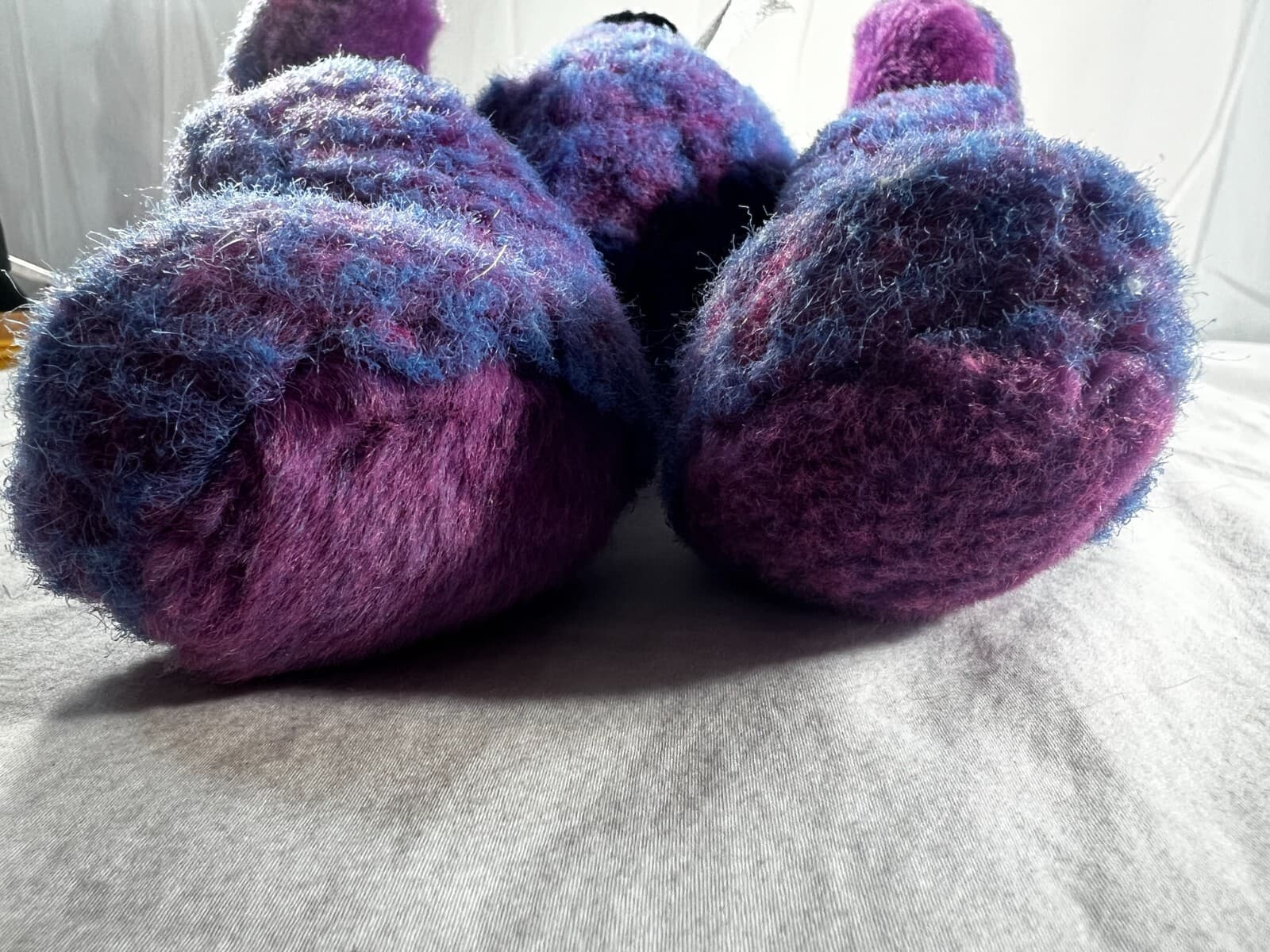 Ty Classic Purplebeary Bear Full Size Plush Stuffed Animal Toy 1999 Purple Vtg - Thumbnail 14
