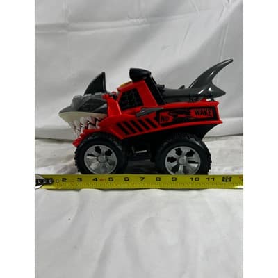 Jawsome Adventure Force Jammer Red Shark Truck Lights Sounds Works Action Car - Thumbnail 23
