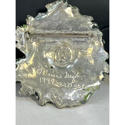 Brian N. Nagle Green Woman Limited Edition Brooch Pewter Nature Inspired Pagan - Thumbnail 12