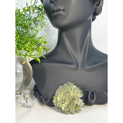 Brian N. Nagle Green Woman Limited Edition Brooch Pewter Nature Inspired Pagan - Thumbnail 2