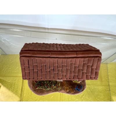 Rare Vintage Artist Handmade Cottage Village Pottery House Hand painted - Thumbnail 7