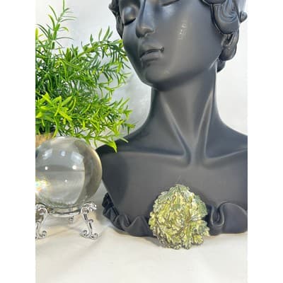 Brian N. Nagle Green Woman Limited Edition Brooch Pewter Nature Inspired Pagan - Thumbnail 3