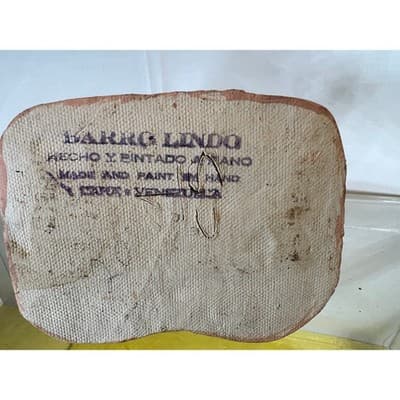 Rare Vintage Artist Handmade Cottage Village Pottery House Hand painted - Thumbnail 8