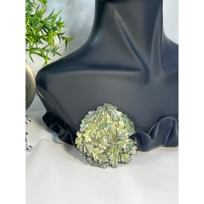 Brian N. Nagle Green Woman Limited Edition Brooch Pewter Nature Inspired Pagan - Thumbnail 5