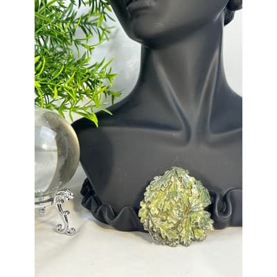 Brian N. Nagle Green Woman Limited Edition Brooch Pewter Nature Inspired Pagan - Thumbnail 4