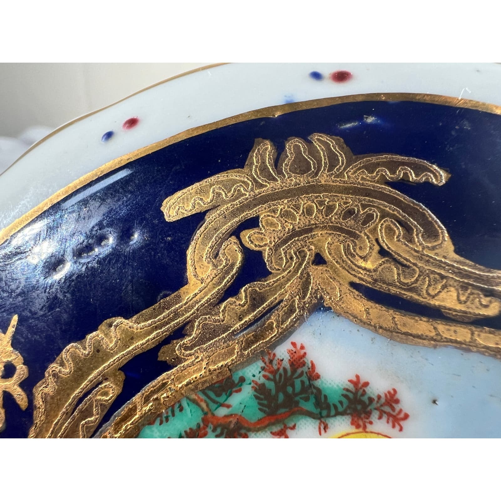 L.F. Limoges P.R.C. Fine Porcelain Trinket Box with Lid RARE Religious Vintage - Thumbnail 19