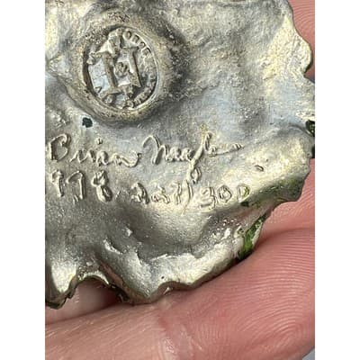 Brian N. Nagle Green Woman Limited Edition Brooch Pewter Nature Inspired Pagan - Thumbnail 23