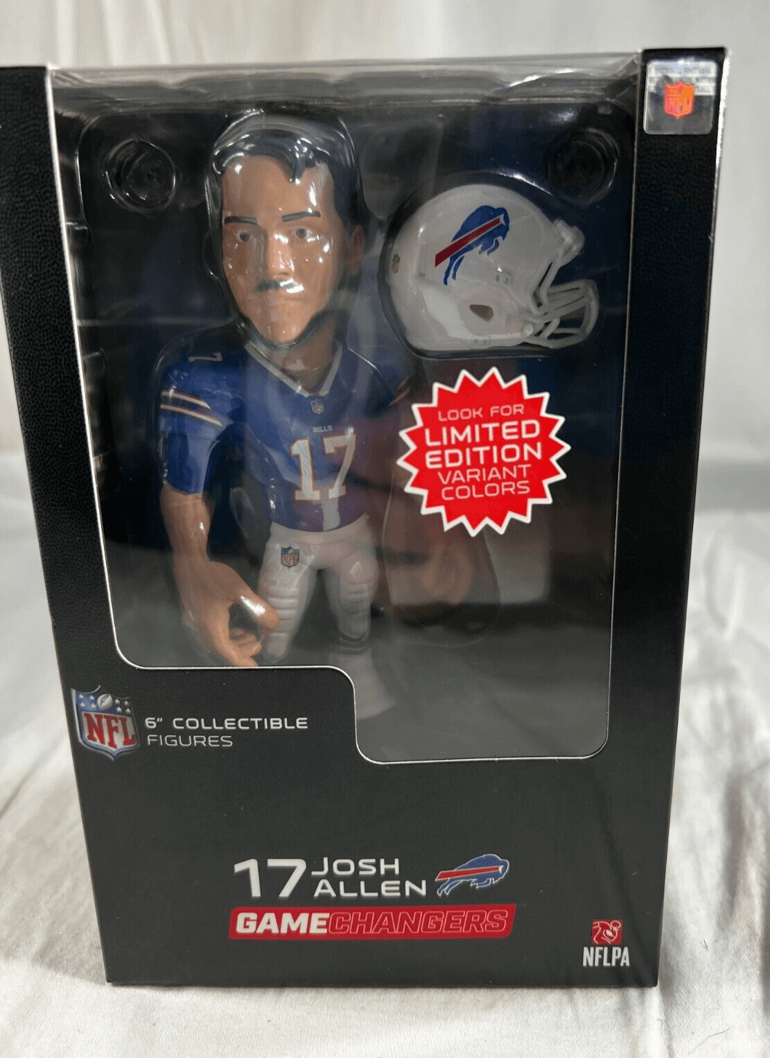 NFL Josh Allen Action Figure #17 Game Changers LE RARE 2023 NEW Buffalo Bills - Thumbnail 3