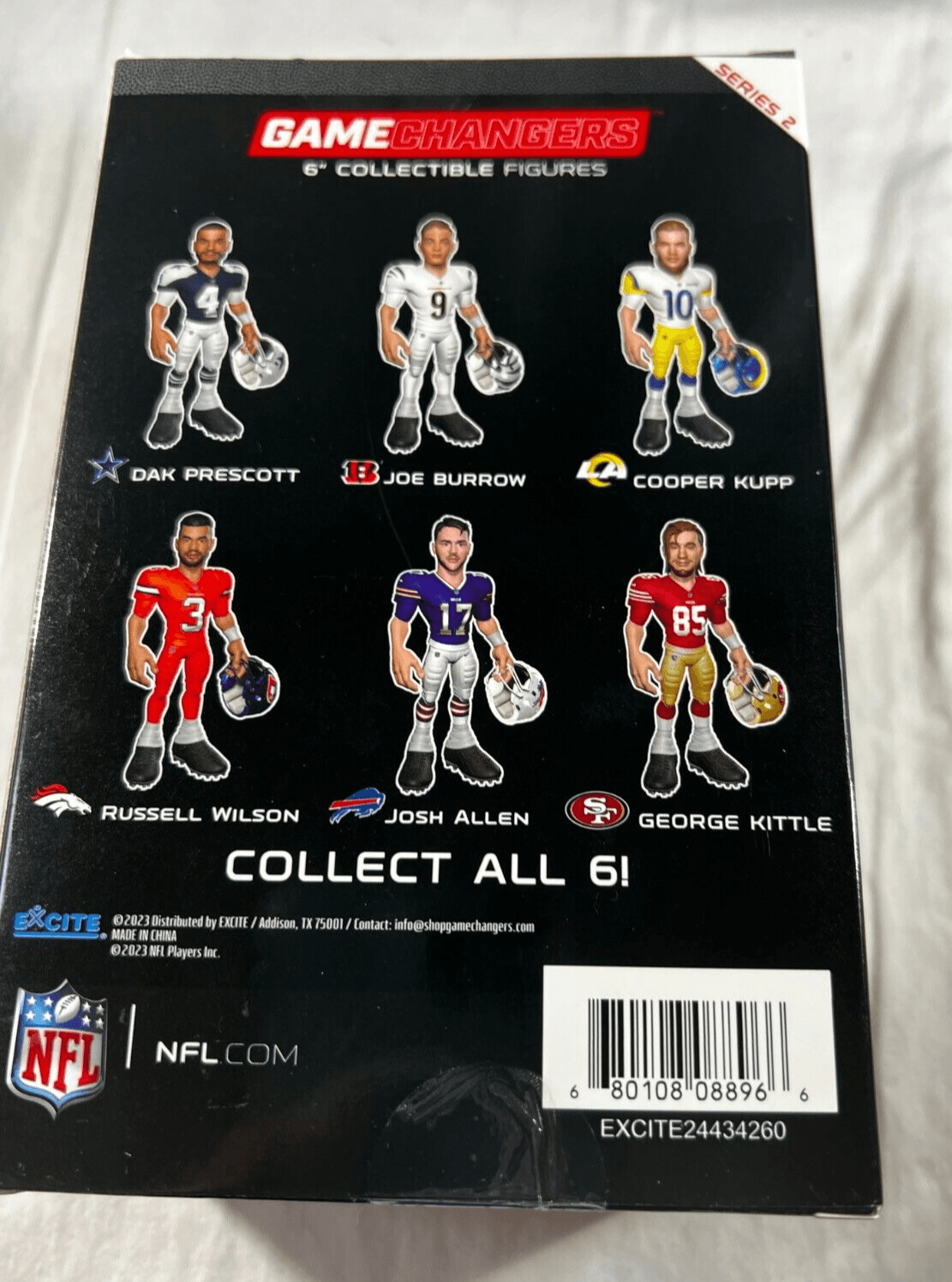 NFL Josh Allen Action Figure #17 Game Changers LE RARE 2023 NEW Buffalo Bills - Thumbnail 16