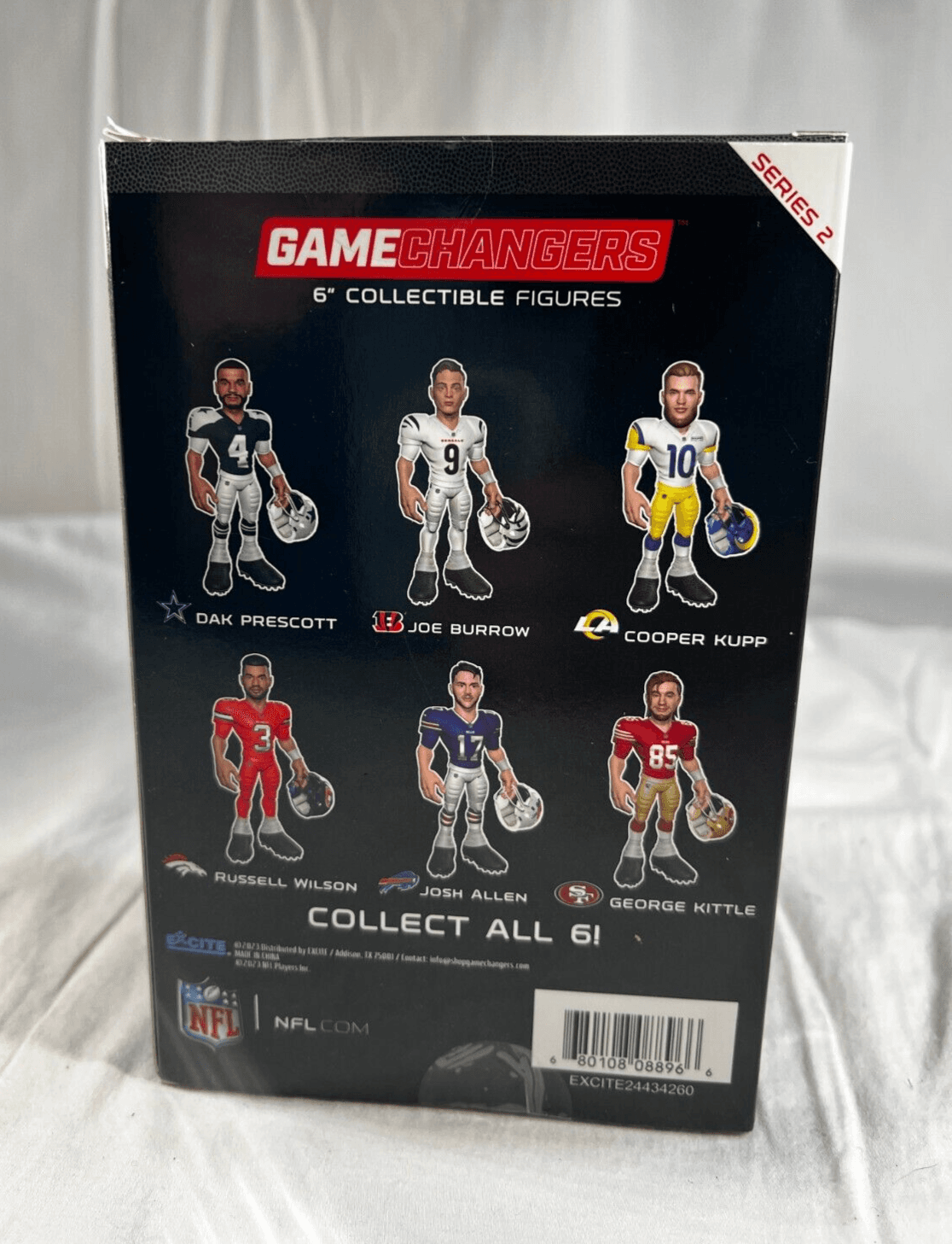 NFL Josh Allen Action Figure #17 Game Changers LE RARE 2023 NEW Buffalo Bills - Thumbnail 2