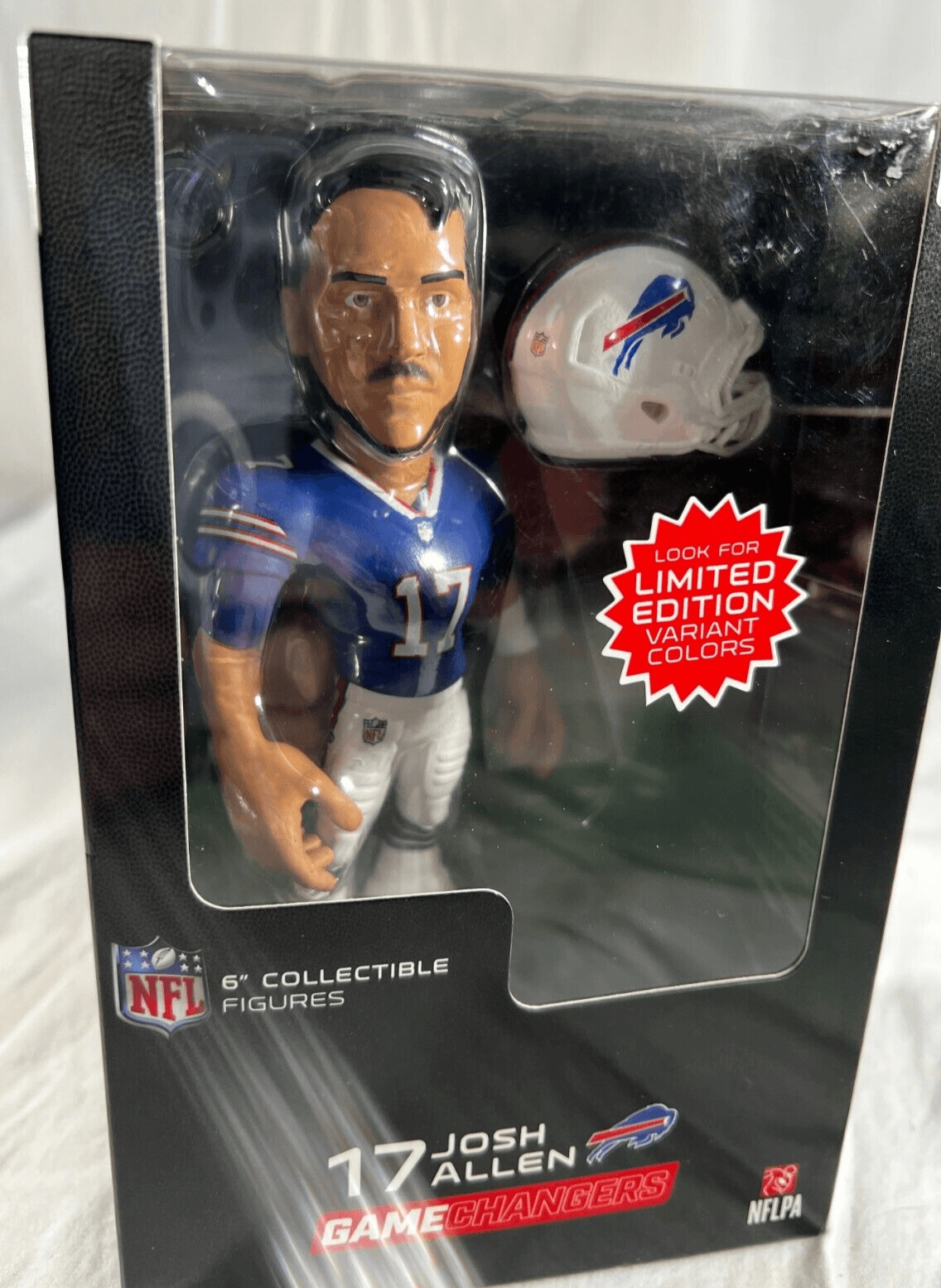 NFL Josh Allen Action Figure #17 Game Changers LE RARE 2023 NEW Buffalo Bills - Thumbnail 4