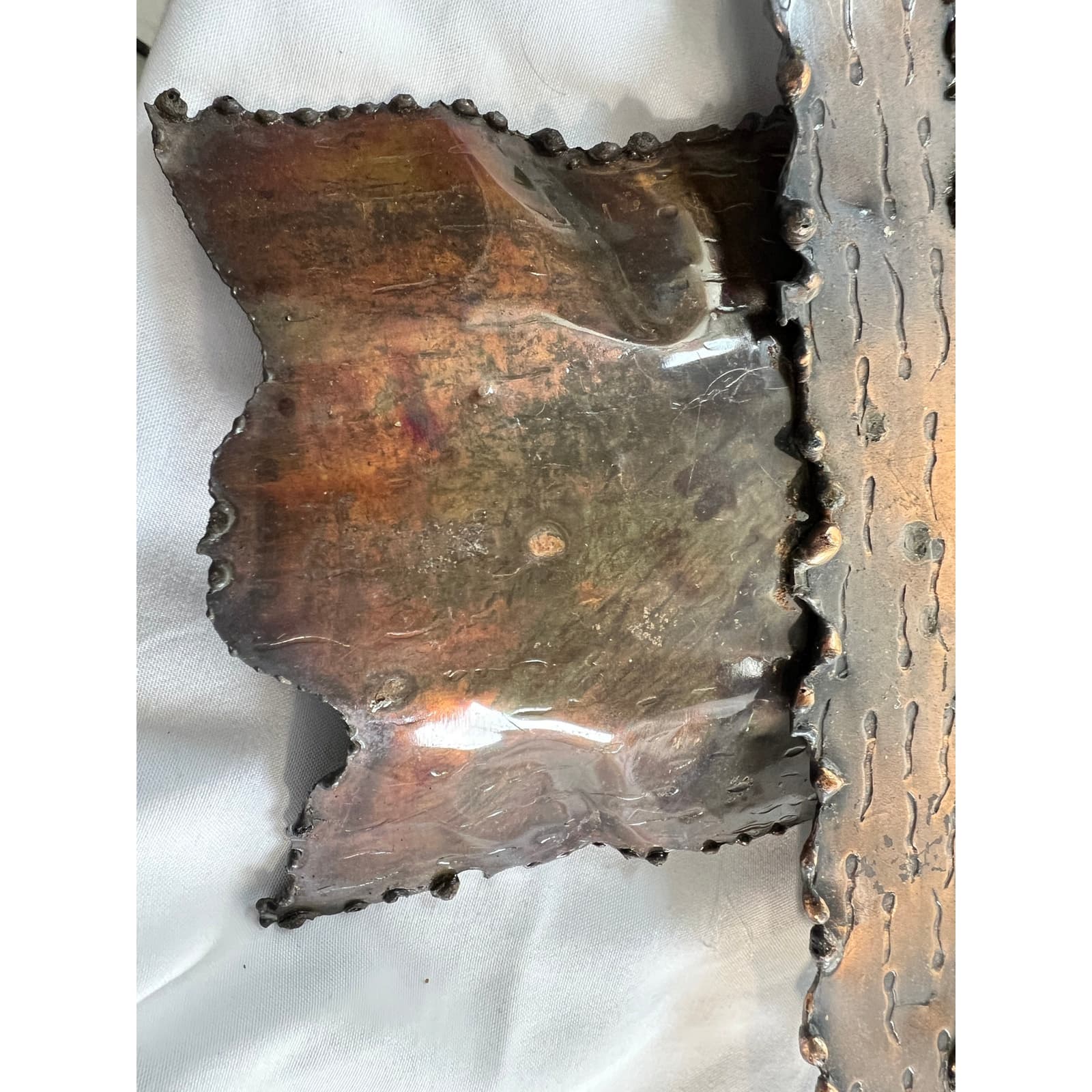Metal Owl Wall Hanging Welcome To Our Home Vintage 70s 12"x24" Rustic Home Decor - Thumbnail 21