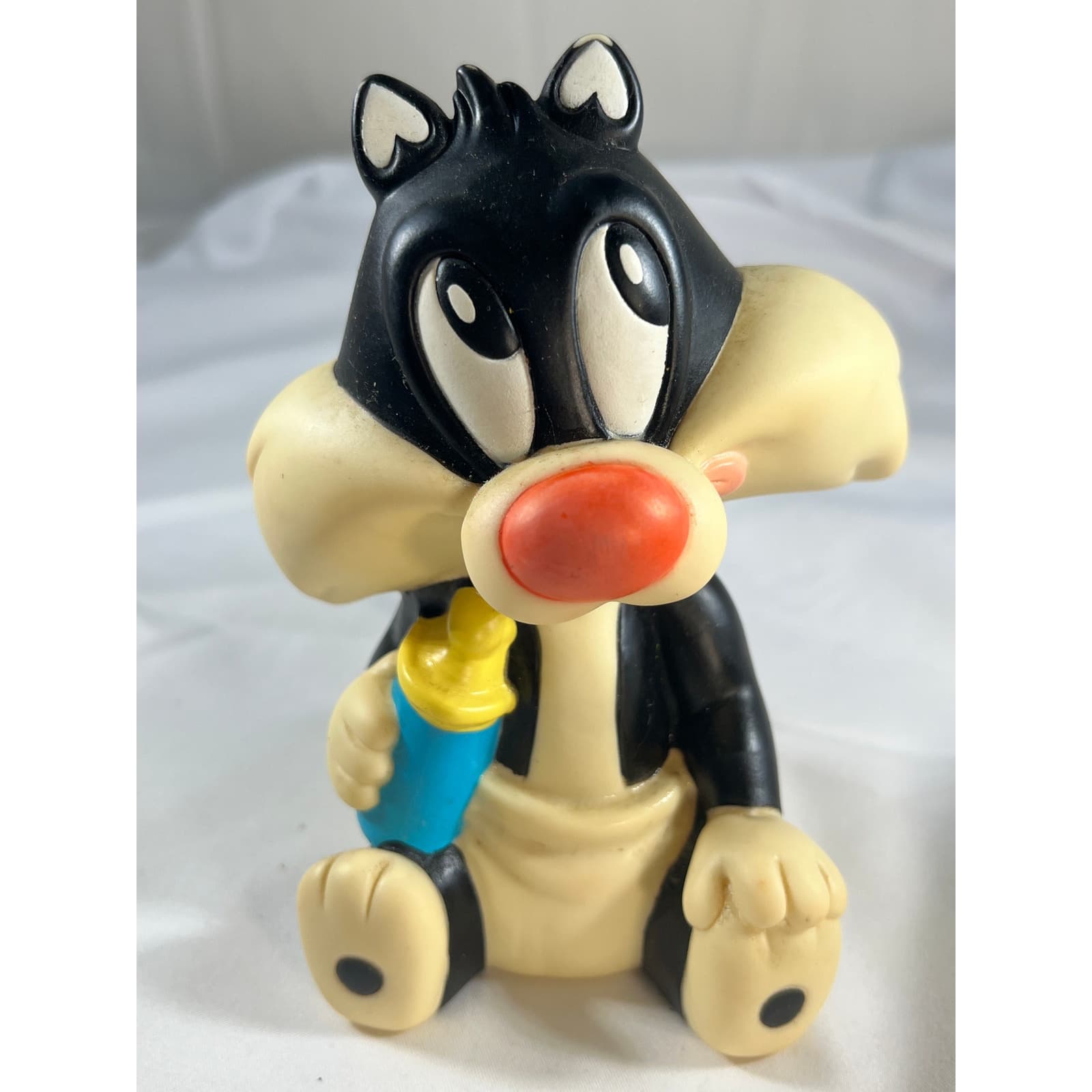 Baby Sylvester Squeaky Toy Vintage Tyco 1994 Looney Tunes 5" Collectible Gift