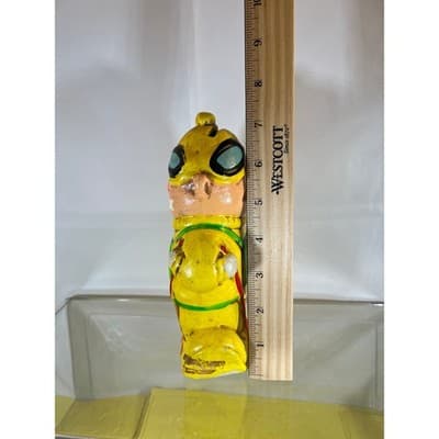 Rare Vintage Happy Sad Skier Ceramic Retro 60s 70s Figure Clown Bank - Thumbnail 10