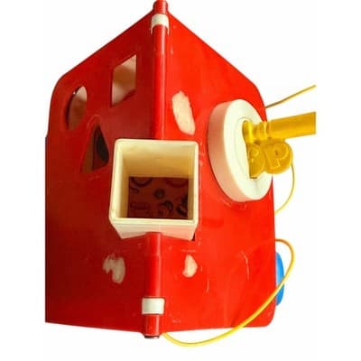 Vintage Fisher-Price Goldilocks and the 3 Bears Play House Pull Toy 1967 - Thumbnail 7