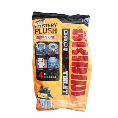 Skibidi Toilet Series 1 Mystery Plush Blind Bag 13+ Skibidi Meme Toy New Sealed - Thumbnail 2