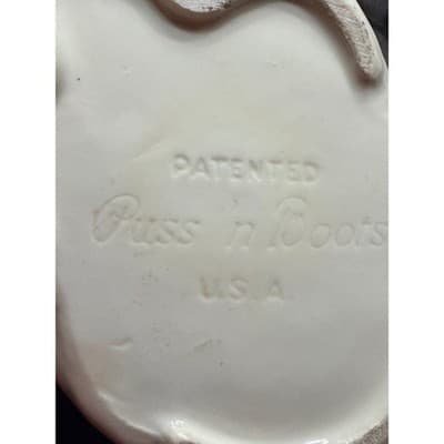 Shawnee Pottery Vintage Puss 'n Boots Ceramic Cat Cookie Jar USA - Thumbnail 12
