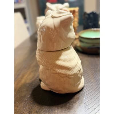 Shawnee Pottery Vintage Puss 'n Boots Ceramic Cat Cookie Jar USA - Thumbnail 4